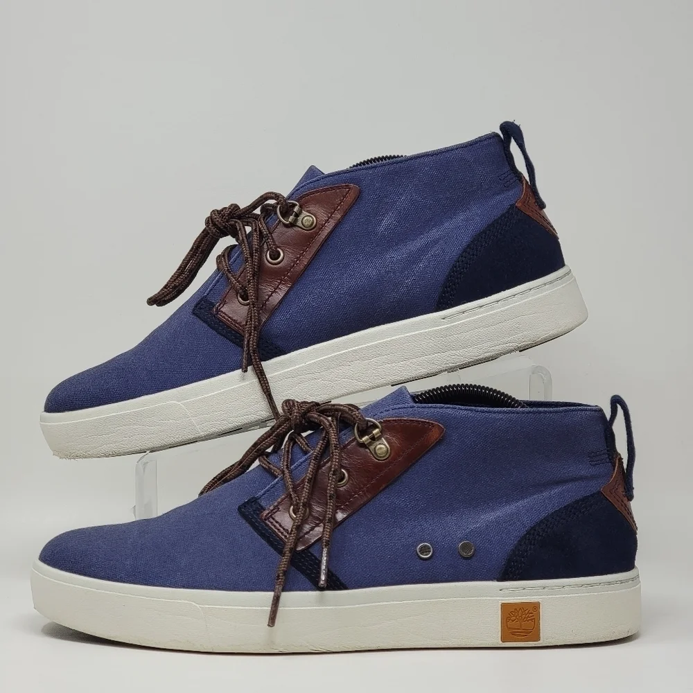 Timberland Mens Amherst Chukka A1709‎ Lace Up Casual Sneakers Shoes Size 10.5